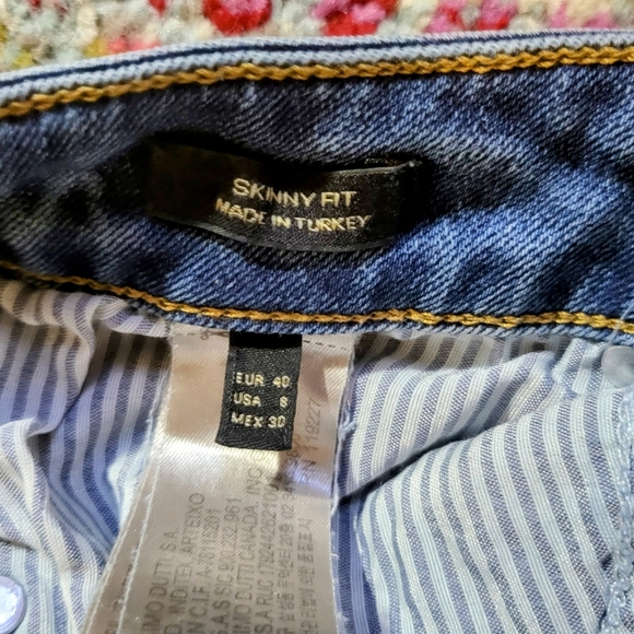 Massimo Dutti Skinny Jeans Sz 8 - Picture 4 of 4